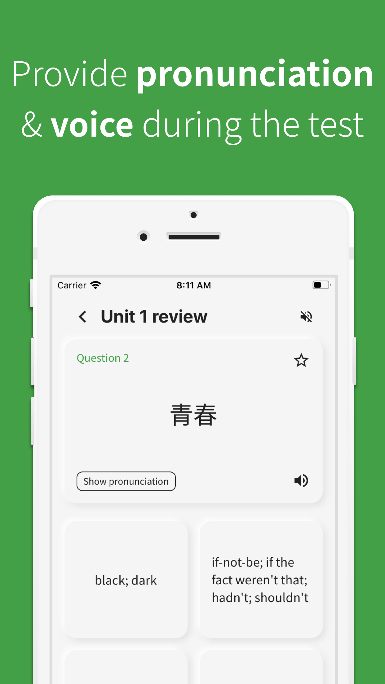 Chinese vocabulary, HSK words app - App screenshot 7