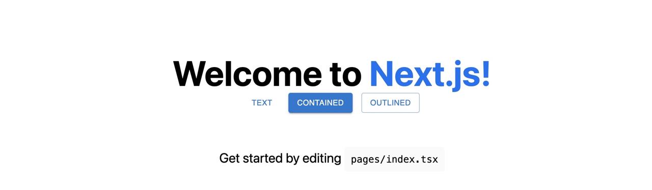 NextJS - MUI button